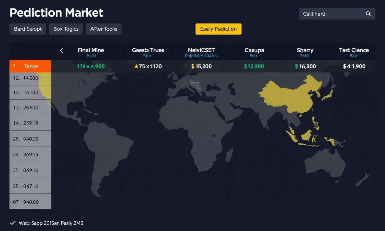 Polymarket trading process visualization